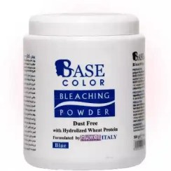 تصویر پودر دکلره آبی 1000 گرم بیس کالر Base color blue bleach powder 1 kg