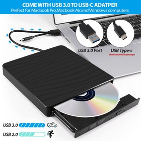 تصویر درایو DVD اکسترنال مدل POP-UP Mobile External 