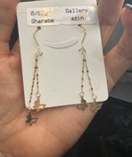 تصویر گوشواره پروانه آذین 