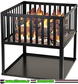 تصویر آتشدان فلزی کد 123 