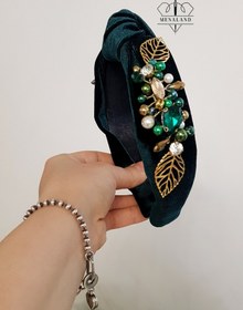 تصویر تل جواهردوزی سبز 