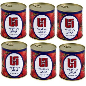 تصویر رب گوجه فرنگی آتا - 800 گرم بسته 12عددی 