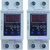 تصویر محافظ ولتاژ دیجیتال شیوا امواج مدل VPJT-60 ظرفیت ۶۰ آمپر 