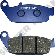 تصویر لنت دیسکی عقب موتور سیکلت آپاچی 180 برند کوکما (COOKMA) Rear disc pad of Apache 180 motorcycle brand COOKMA