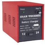 تصویر شارژر باتری خودرو ۶۰ وات ۱۲-۲۴ ولت ایران تکنیک 