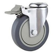 تصویر چرخ گردان بیمارستانی ترمزدار سایز 100 آلن خور Charkh gardan