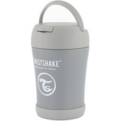 تصویر فلاسک غذا 350 میلی لیتری تویست شیک طوسی TWISTSHAKE