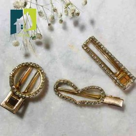 تصویر گیره مو نگین دار 