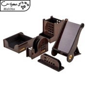 تصویر ست لوازم اداری رومیزی حال مدل J 935 مجموعه 5 عددی 