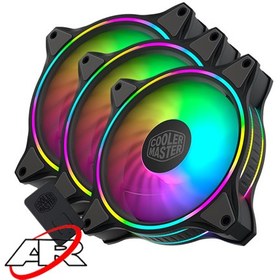 تصویر فن خنک‌کننده کولر مستر مدل Cooler Master MASTERFAN MF120 HALO Cooler Master MASTERFAN MF120 HALO