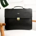 تصویر کیف اداری دست دوز کراون 