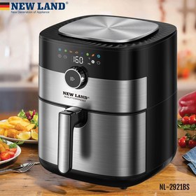 تصویر سرخکن ۵.۳ لیتری بدون روغن نیولند مدل ۲۹۲۱BS (Air Fryer) NEW LANDAir Fryer MODEL: NL-2921BS