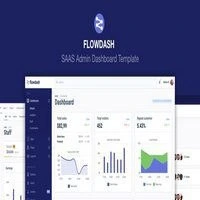 خرید و قیمت قالب داشبورد ادمین FlowDash | ترب