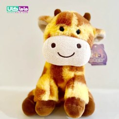 تصویر عروسک زرافه | مدل نشسته | 35 سانت 