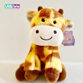 تصویر عروسک زرافه | مدل نشسته | 35 سانت 