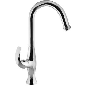 تصویر شیر ظرفشویی البرز روز مدل تورینو Alborzrooz gold mate-Torino kitchen tap