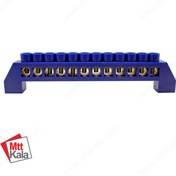 تصویر شمش نول 12 پیچ روکش دار فانتزی رز ایران مدل 0712N ROSE IRAN 12 screw Null Copper Busbar