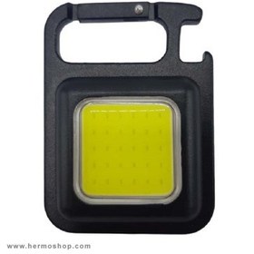 تصویر چراغ شارژی کارابین دار Keychain Light مدل KO-1752 