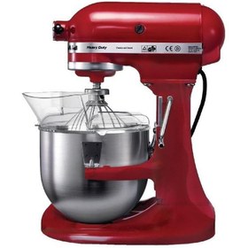 تصویر همزن کاسه دار 4.8 لیتری حرفه ای و مخصوص کار های سنگین دایمی کیچن اید مدل Kitchenaid 5KPM5BER K5 Heavy Duty Mixer, 315 Watt, Red – ارسال 10 الی 15 روز کاری 