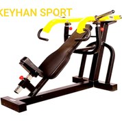 تصویر دستگاه بدنسازی پرس بالا سینه مکانیکی طرحKEYHAN SPORTمدلK1 - بنفش 
