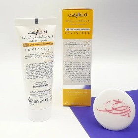 تصویر کرم ضد آفتاب غیر رنگی +SPF50 سانلیفت SUNLIFT درمالیفت DERMALIFT حجم 40 میلی لیتر 