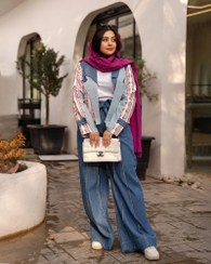 تصویر ست کت و شلوار اسپرت جین و لینن طرح سرور 