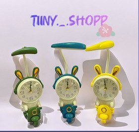 تصویر ساعت کیوت چراغ‌دار 