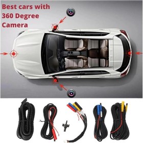 تصویر دوربین ۳۶۰ درجه خودرو 