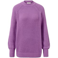 تصویر پلیور یاسی پشمی زنانه چیبو 