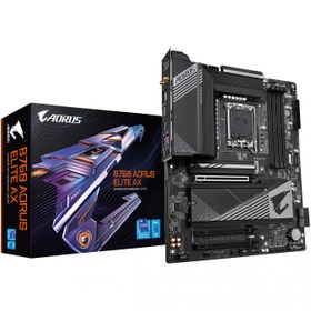 تصویر مادربرد گیگابایت B760 AORUS ELITE Gigabyte B760 AORUS ELITE AX DDR4 (rev. 1.0) LGA1700 ATX Motherboard