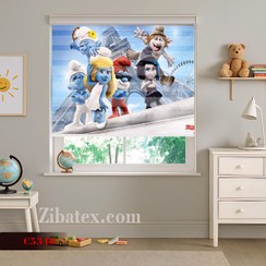 تصویر پرده زبرا چاپی کد ZKP-28 و C5544 