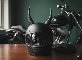 تصویر شاخ کلاه کاسکت مدل DV03 