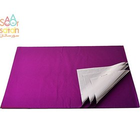 تصویر کاغذ کادو لیزری بنفش 