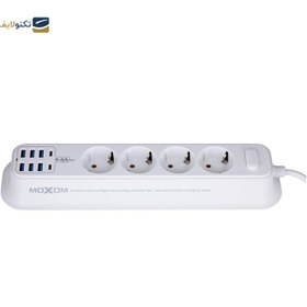 تصویر چند راهی برق موکسوم مدل MX-ST05 Moxom MX-ST05 power strip