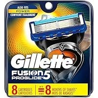 تصویر کارتریج تعویض تیغ برقی ژیلت فیوژن ProGlide-8 ct, 2 pk Gillette Fusion ProGlide Power Razor Replacement Cartridge-8 ct, 2 pk