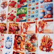 تصویر دستمال آشپزخانه عروس جنس حوله ای پینترستی 