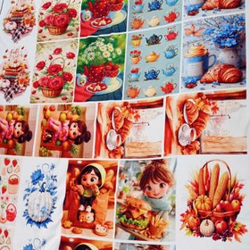 تصویر دستمال آشپزخانه عروس جنس حوله ای پینترستی 