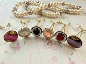 تصویر گیره روسری تک نگین 