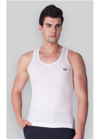 تصویر جلیقه نخی مردانه (بسته ۳ عددی) برند lux Men's Cotton Vest (Pack of 3)