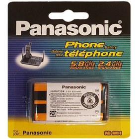 تصویر باتری تلفن بی سیم پاناسونیک مدل HHR-P104A//1B بسته 6 عددی 