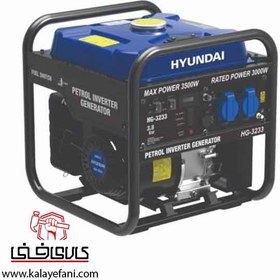 تصویر موتور برق اینورتر هیوندای مدل HG3233 HYUNDAI HG3233 generator