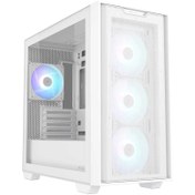 تصویر کیس کامپیوتر ایسوس A21 Plus ARGB Mini Tower سفید ASUS A21 Plus ARGB Mini Tower White Computer Case