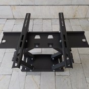 تصویر پایه دیواری تلویزیون دو بازو چرخشی ۶ جهته مناسب ۳۲ تا ۵۰ اینچ 