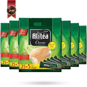 تصویر 6 بسته چای علی تی Alitea مدل کلاسیک classic پک 30 ساشه ای 