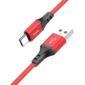 تصویر کابل شارژ هوکو مدل X86 با سری تایپ سی HOCO X86 Type-C Spear silicone charging data cable