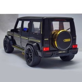 تصویر اسباب بازی ماشین فلزی مرسدس بنز جی کلاس GCLASS-118 G 63 مشکی 