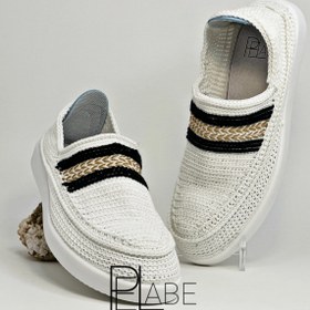 تصویر گیوه مدل سبزینه - سفید / 4 giveh_mardane