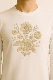 تصویر نخ گلدوزی پلی‌استر مارکفیل کد 392 رنگ بژ دودی روشن Markfield Polyester Embroidery Yarn Code 392 Light Smoked Beige Color