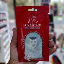 تصویر ماسک ورقه ای خنک کننده مدل MESO ICE MASKحجم25گرم دو عددی آمستریس 