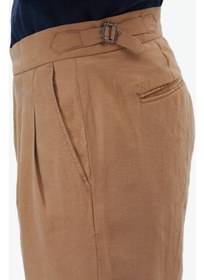 تصویر شلوار بافتنی کژوال قهوه‌ای روشن برند kip Light Brown Woven Casual Trousers